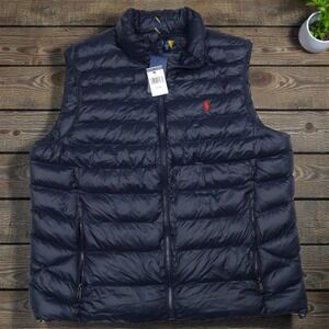 Polo Ralph Lauren Packable Puffer Vest – Navy Blue – Men's XL